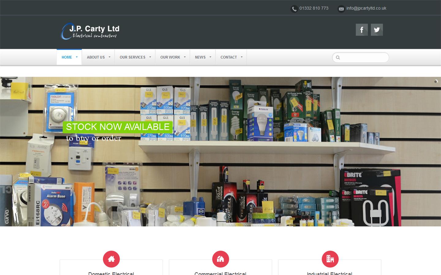 J P Carty Ltd Website
