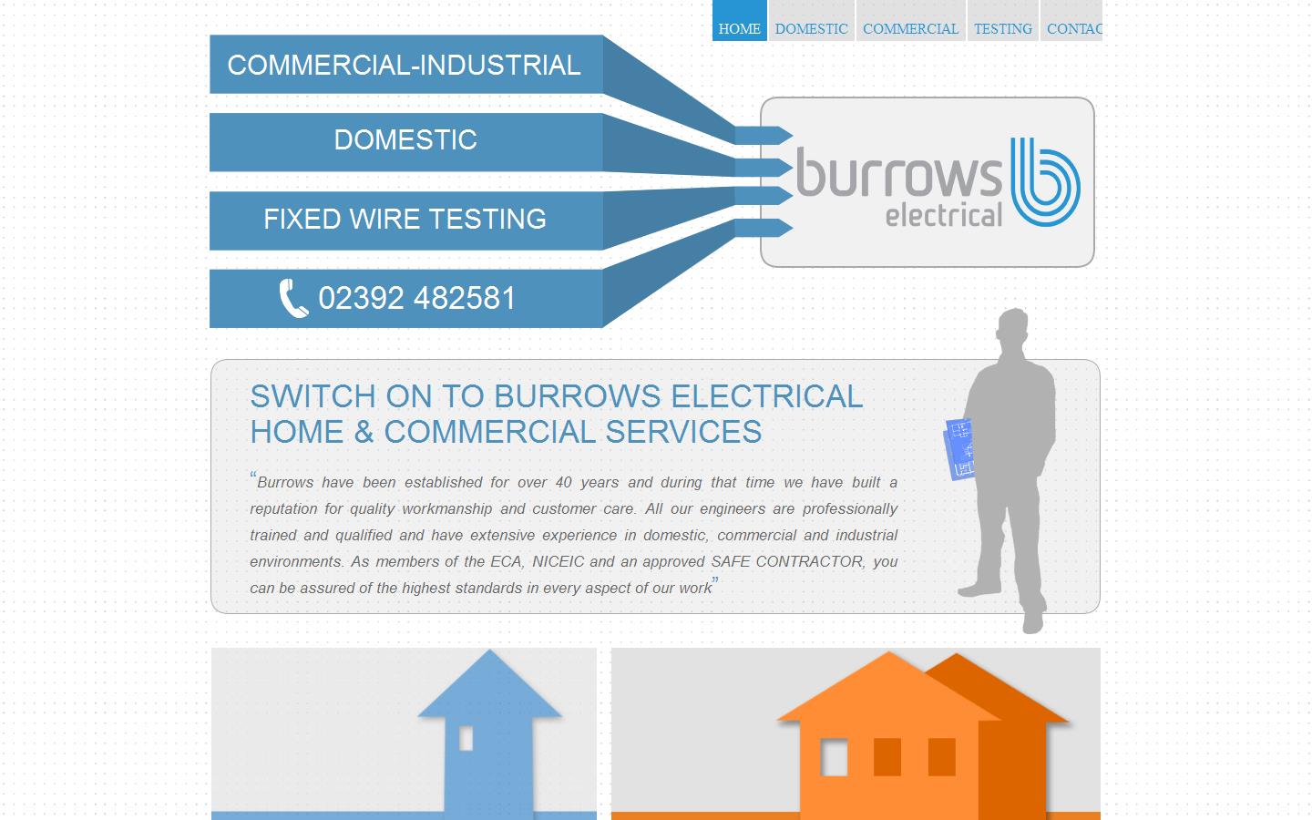 Burrows Electrical Website