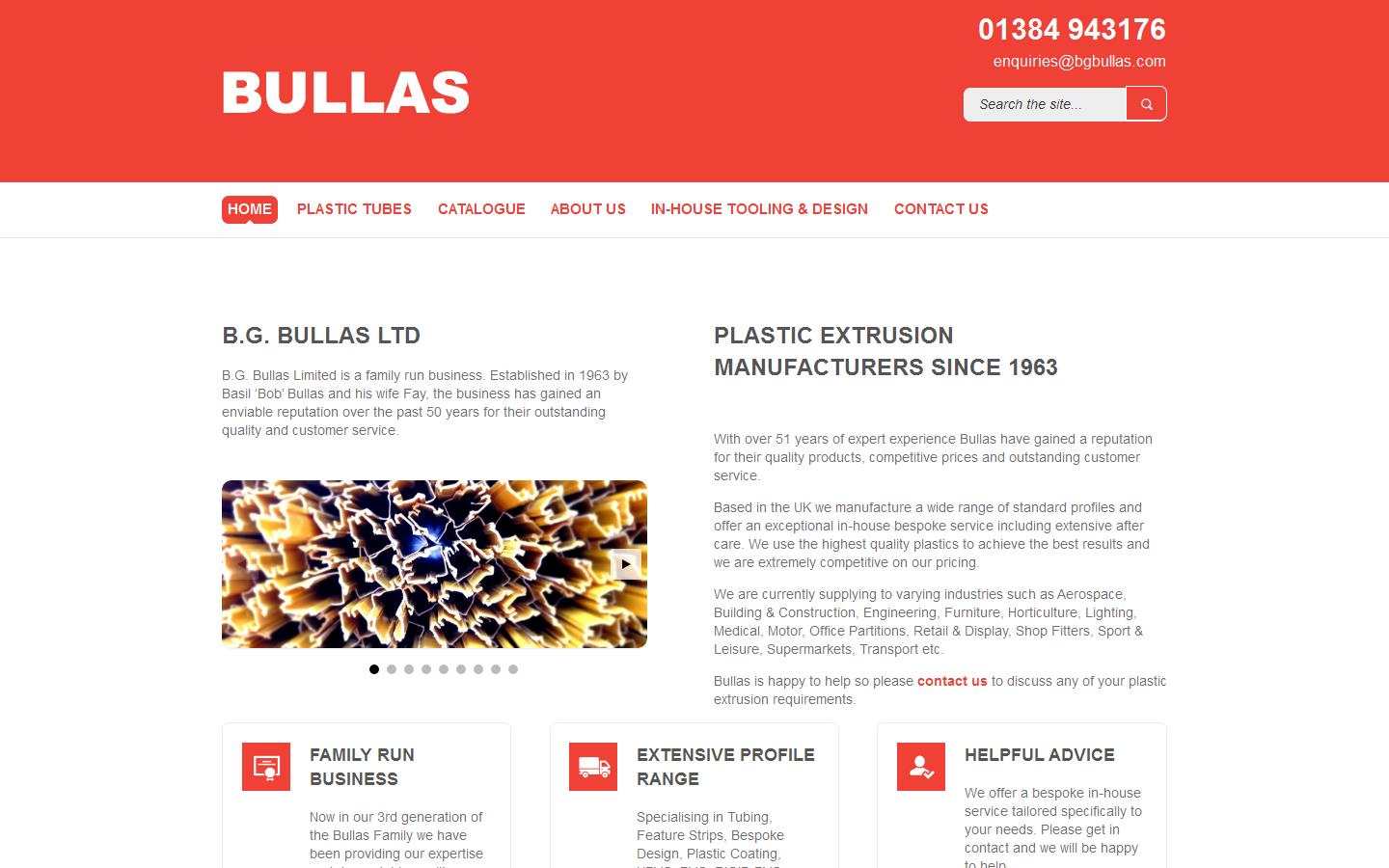 B G Bullas Ltd Website