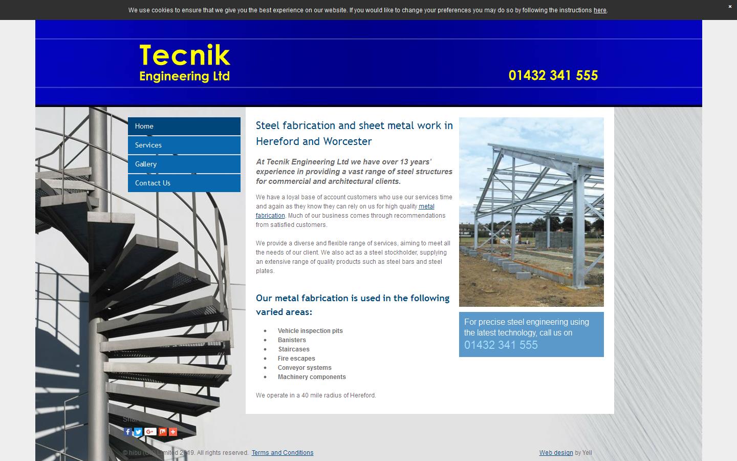 Tecnik Engineering Ltd Website