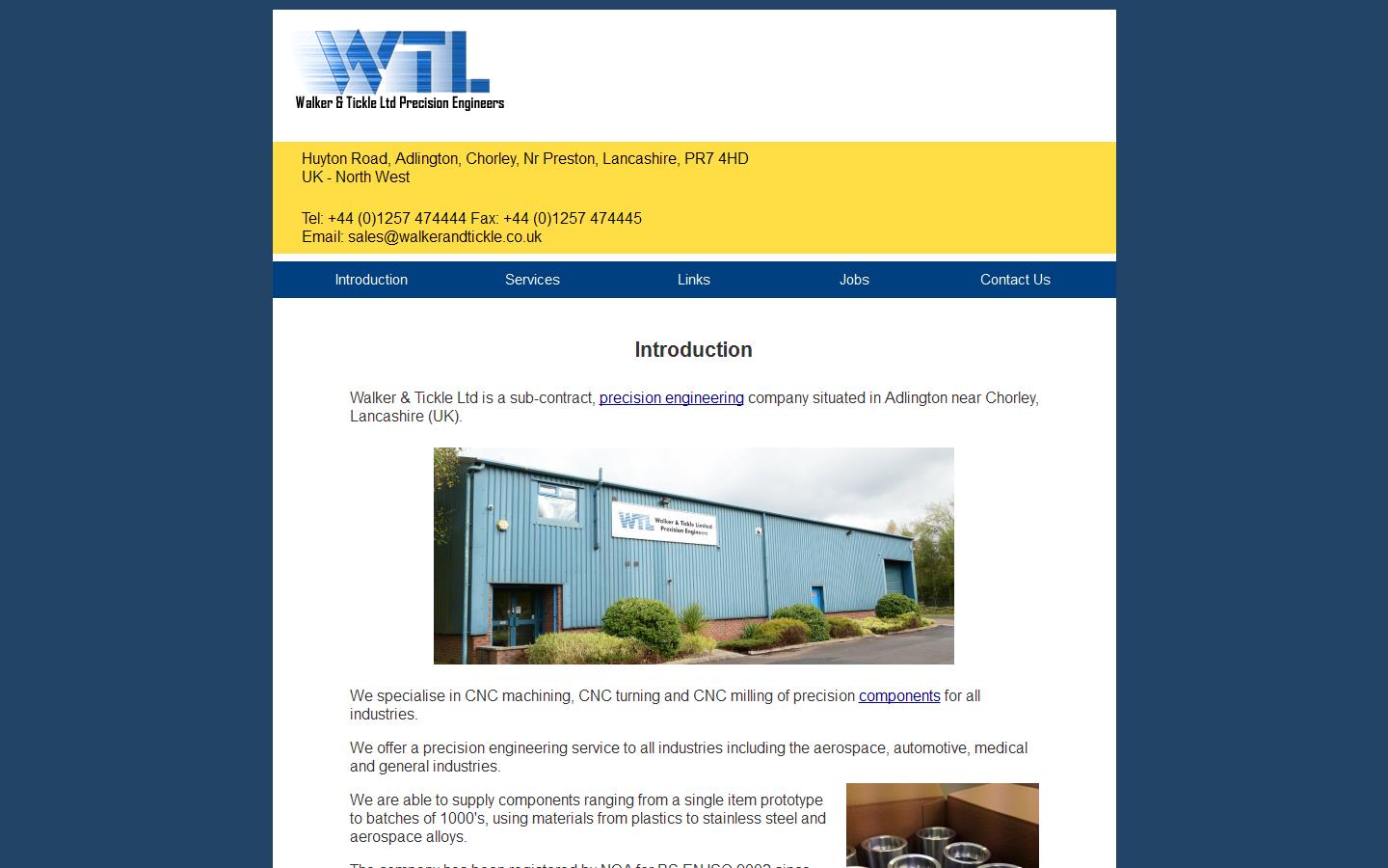 Walker & Tickle Ltd Website