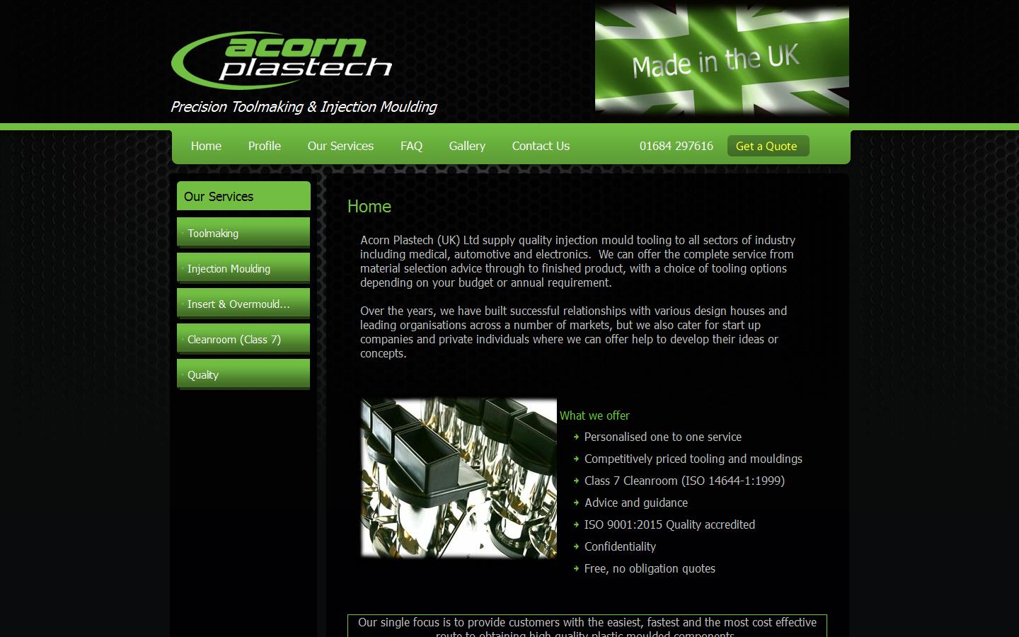 Acorn Plastech Website