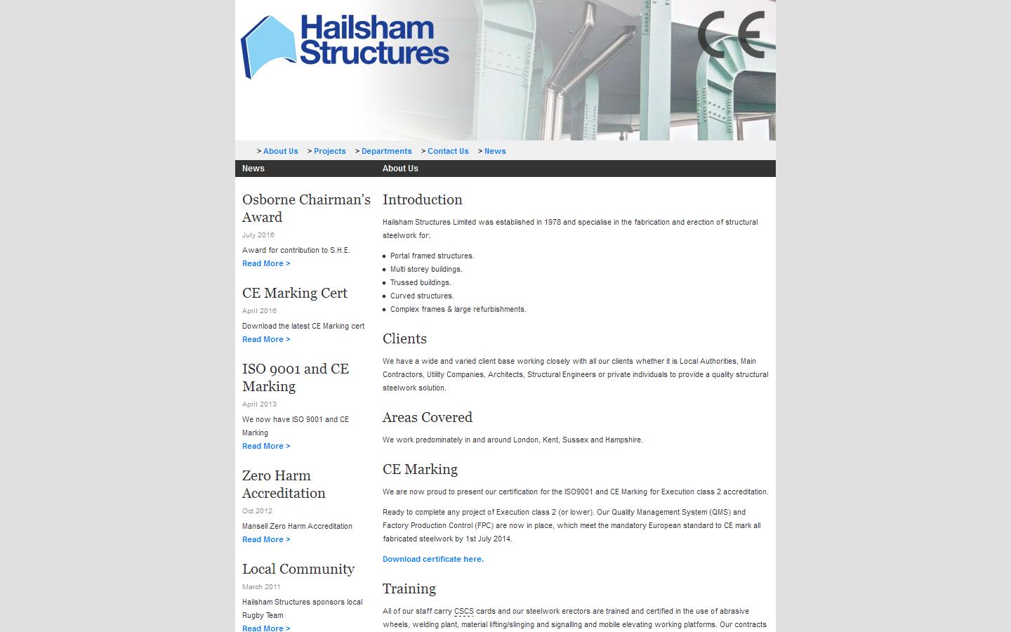 Hailsham Structures Website