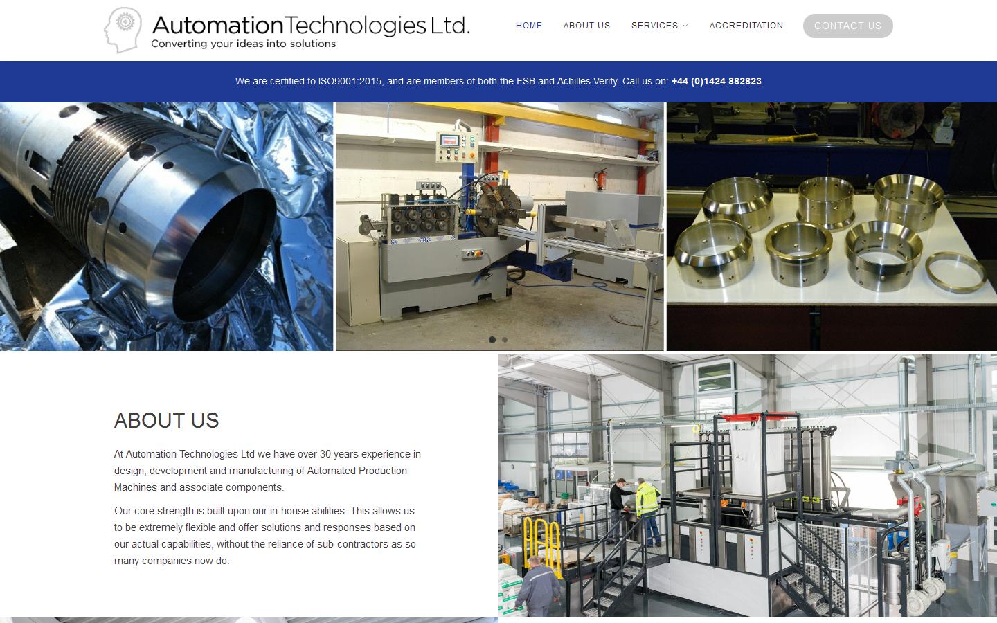 Automation Technologies Ltd Website