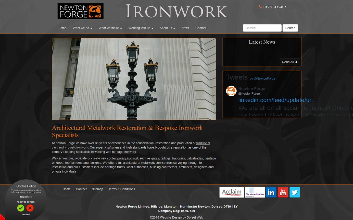 Newton Forge Website