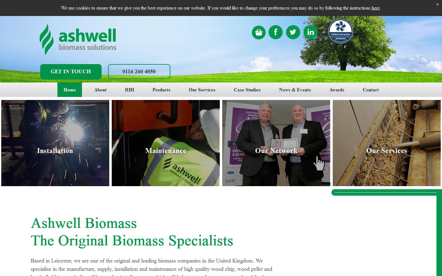 Ashwell Biomass Solutions Website