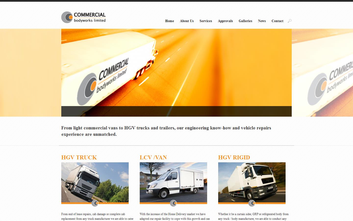 Commercial Body Works Ltd Website