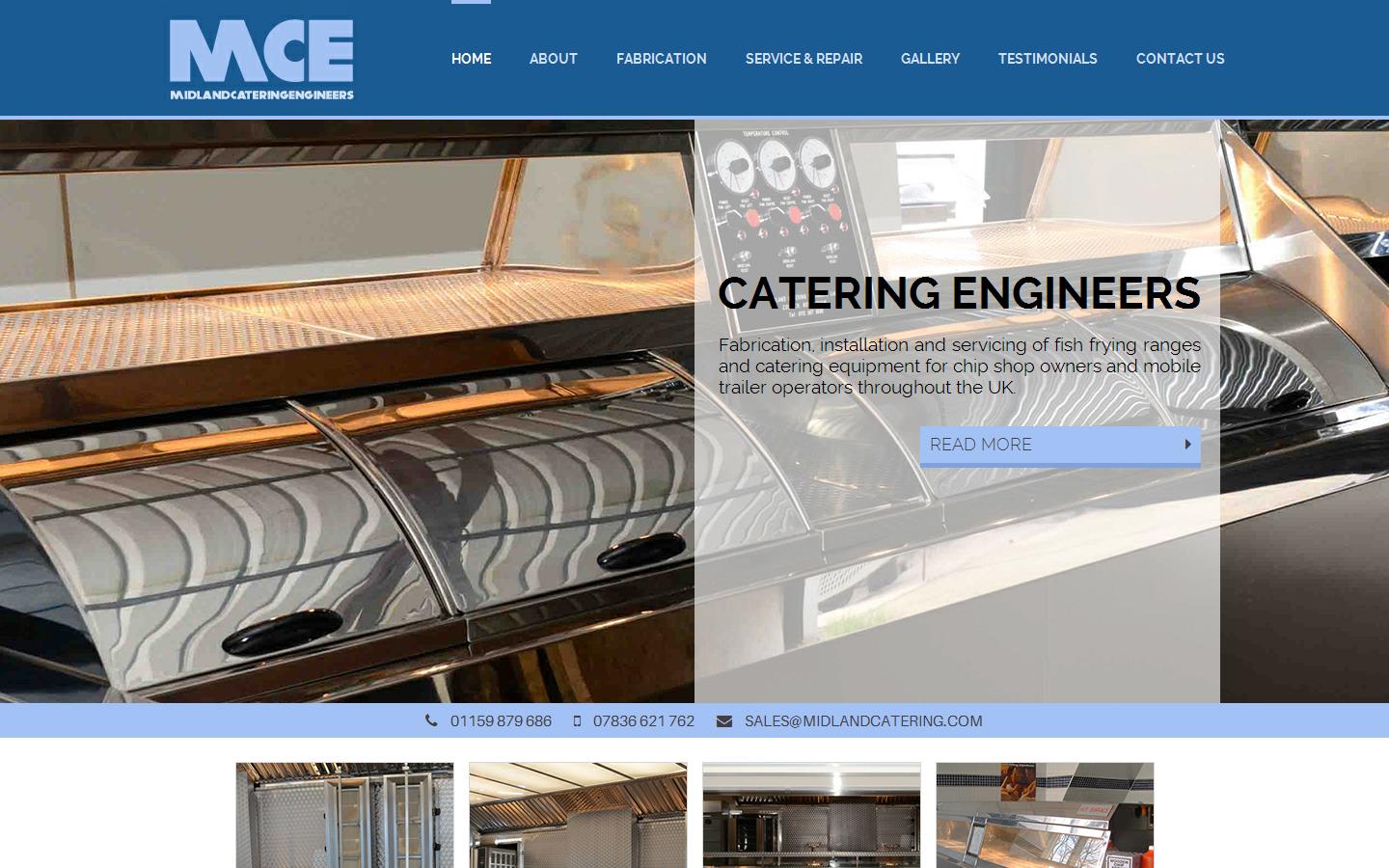 Midland Catering Engineers Website