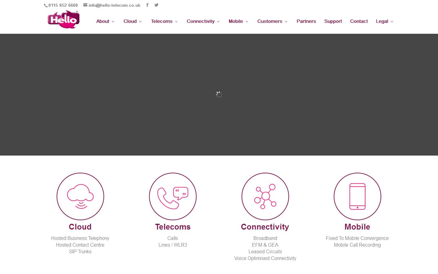 Hello Telecom Plc Website