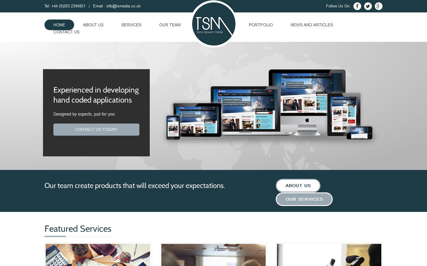 T S M Audio-media Website