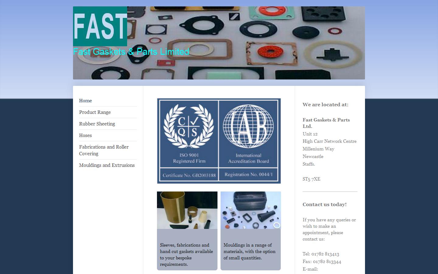 Fast Gaskets & Parts Ltd Website