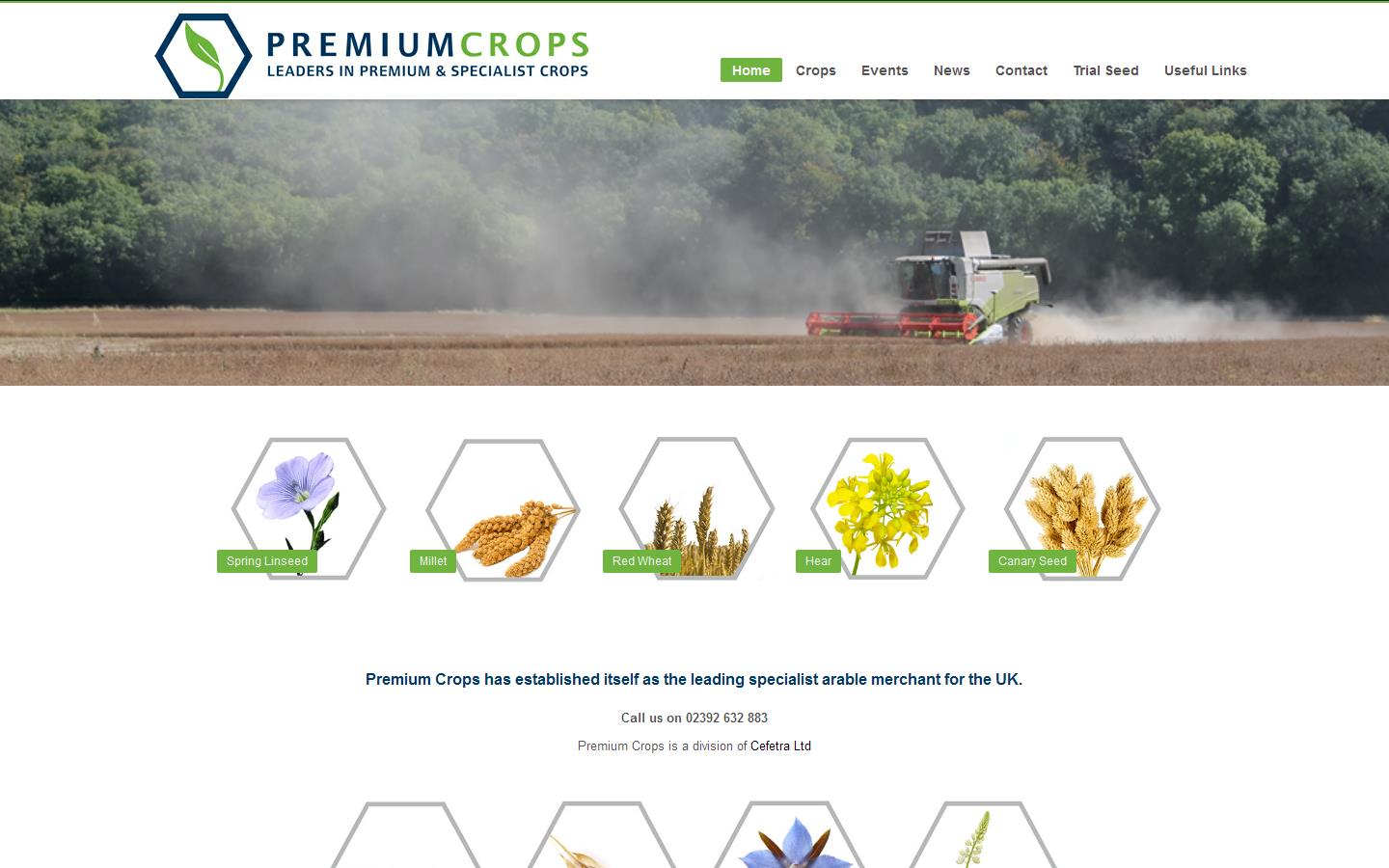 Premium Crops Website