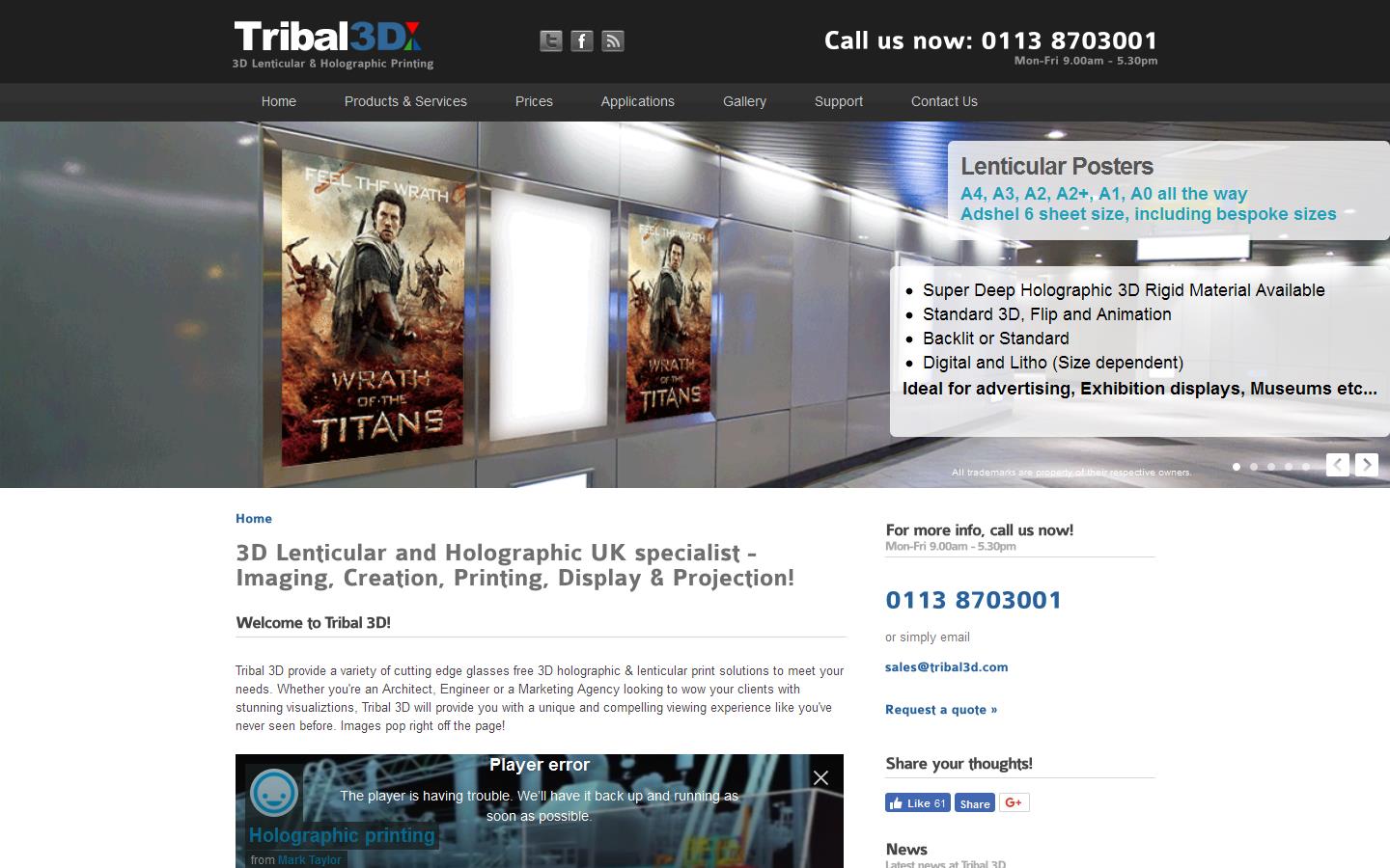 Tribal 3d Website