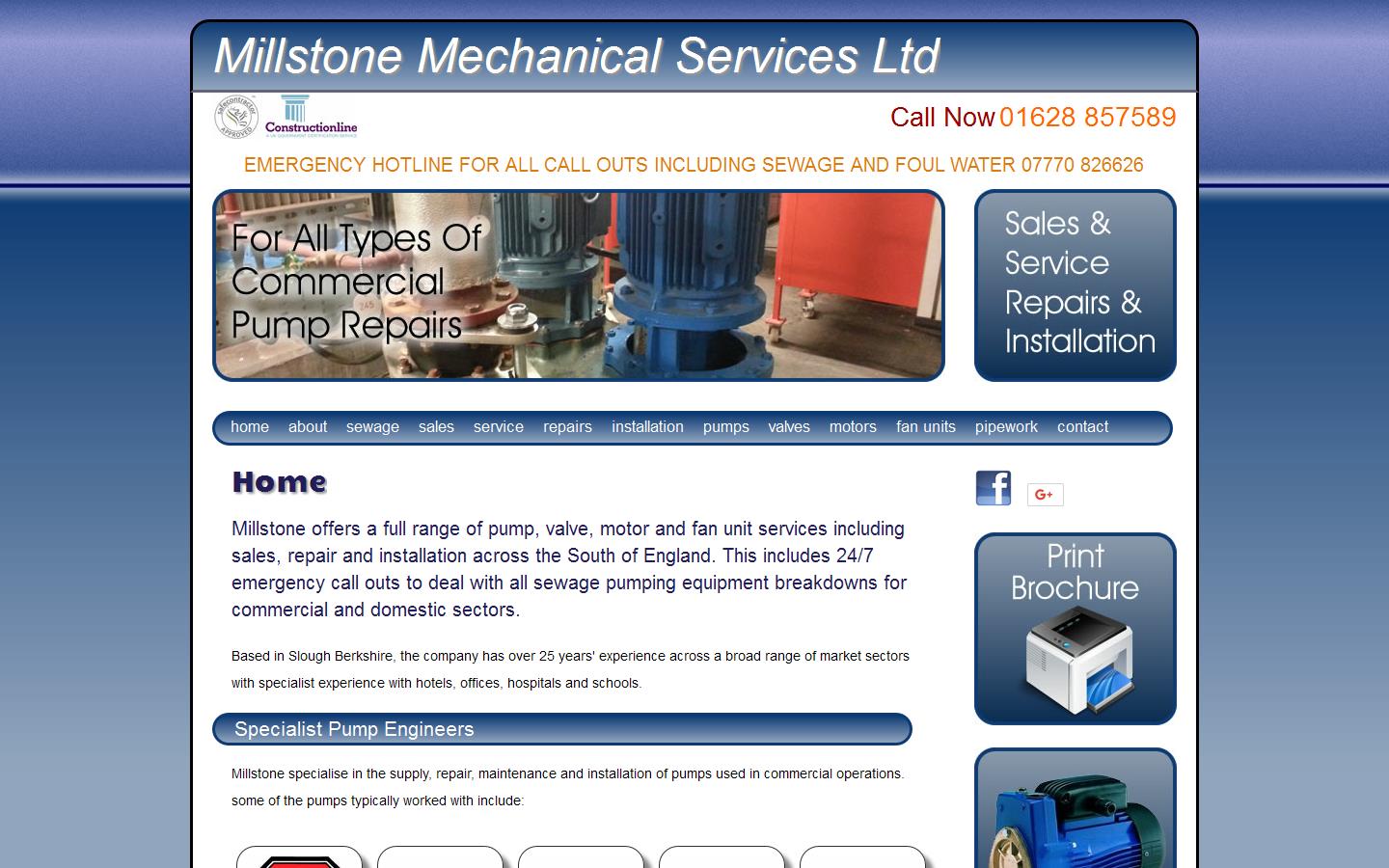 Millstone Mechanical Services Ltd Website