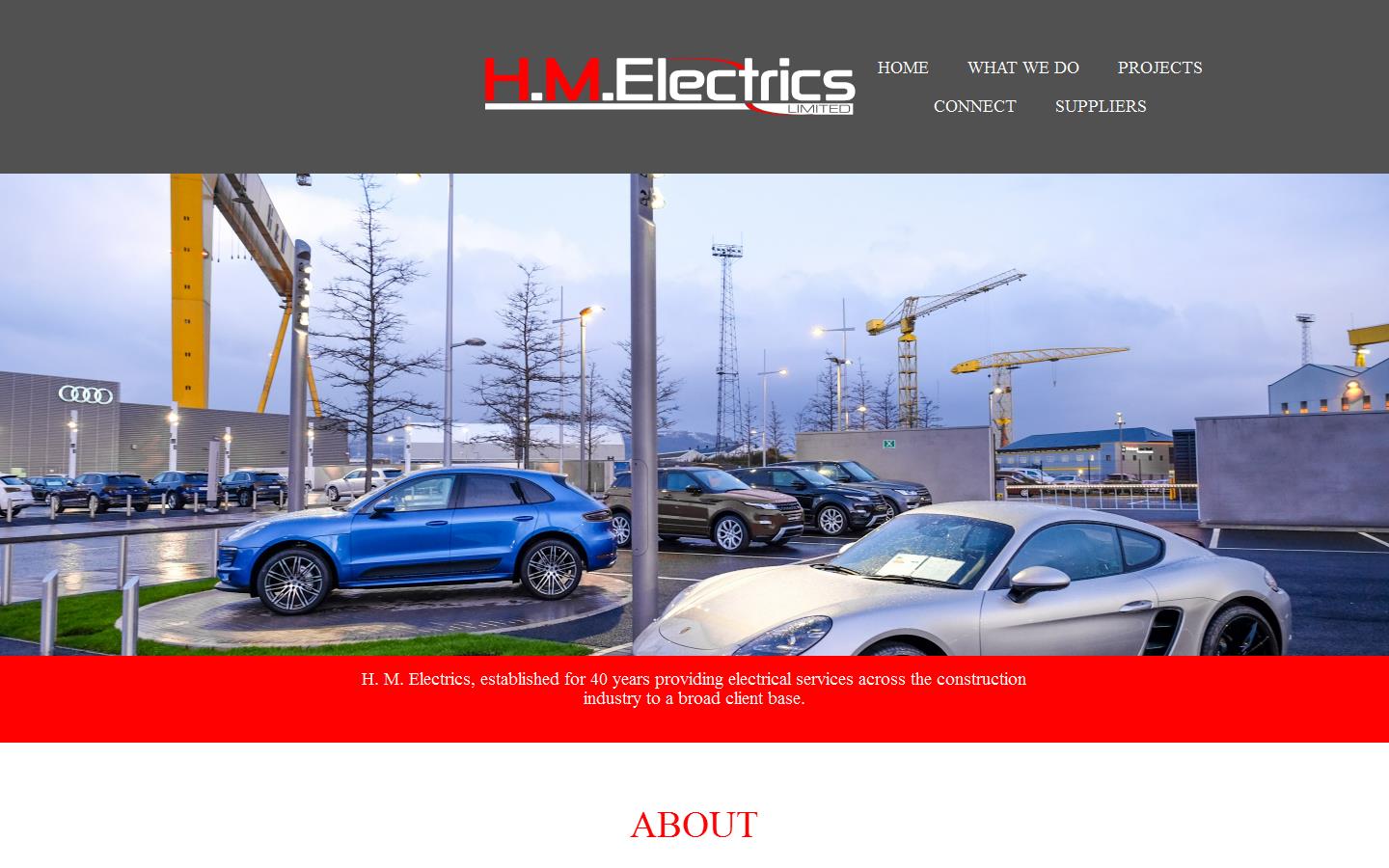 H M Electrics Ltd Website