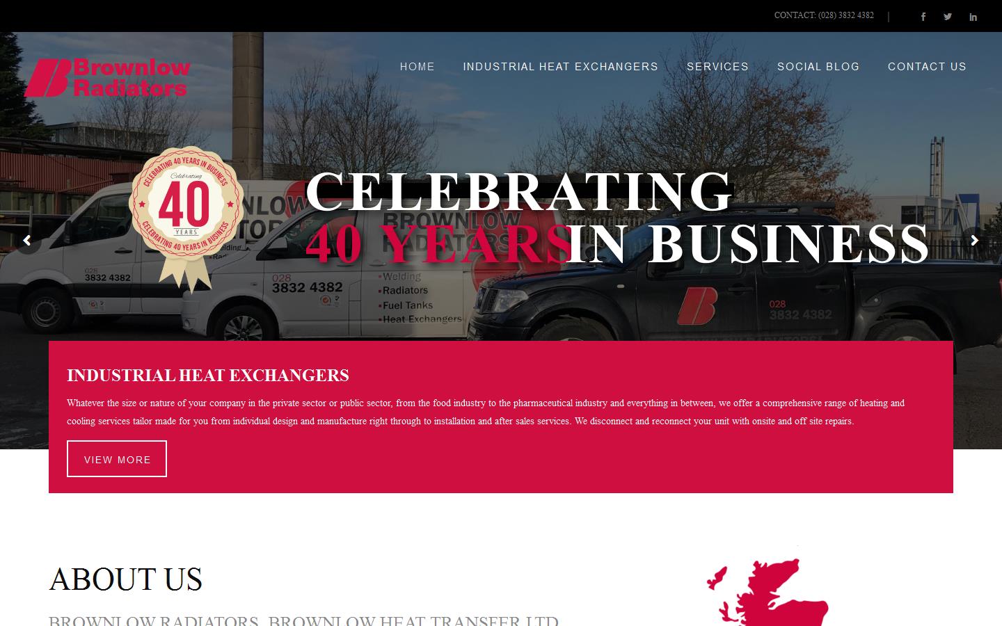 Brownlow Radiators Website