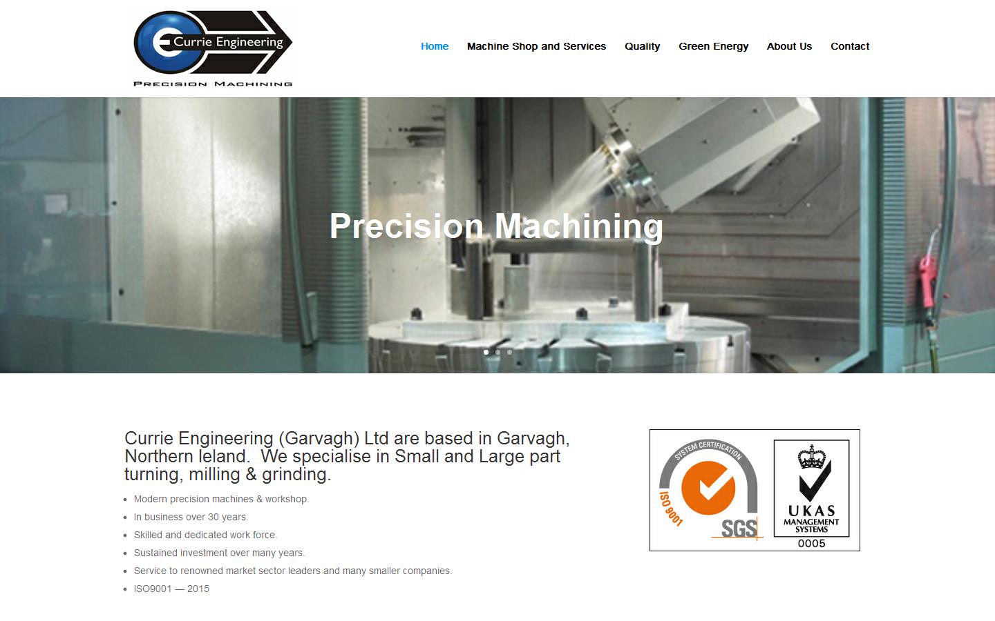 Currie Engineering Website