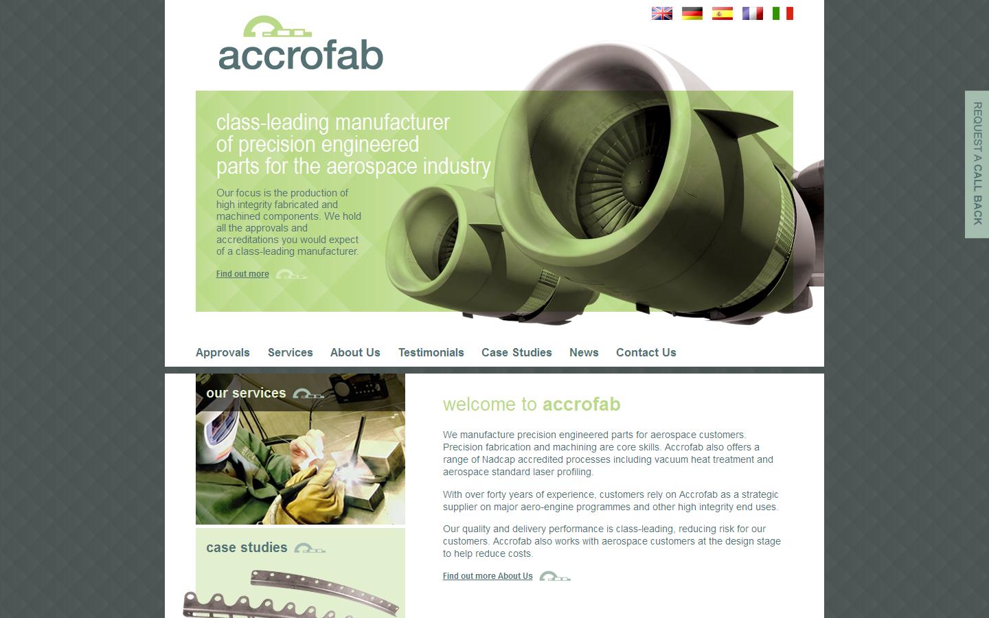 Accrofab Website