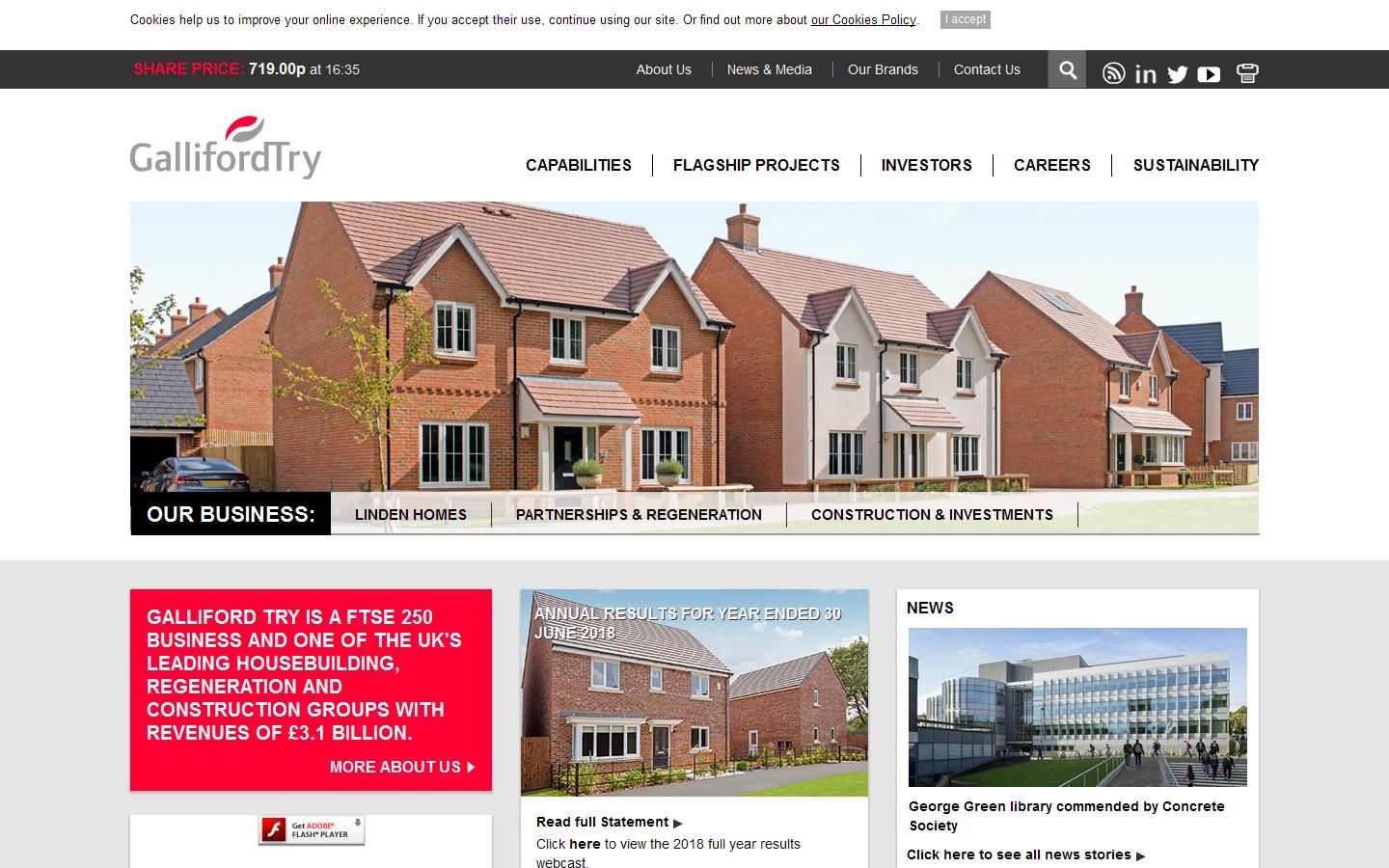 Galliford Try Website