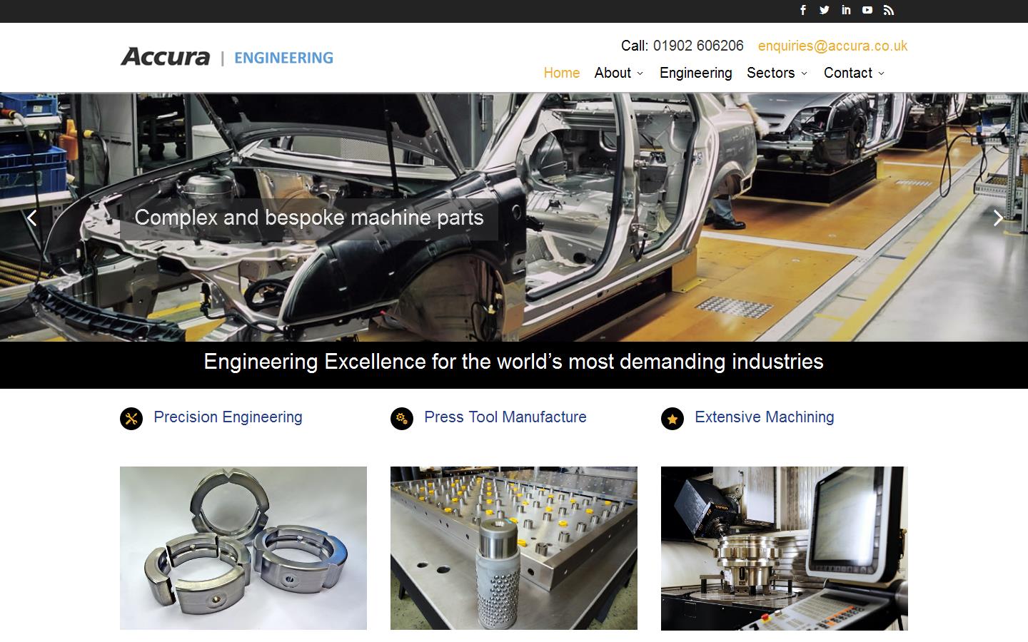 Accura Engineering Website