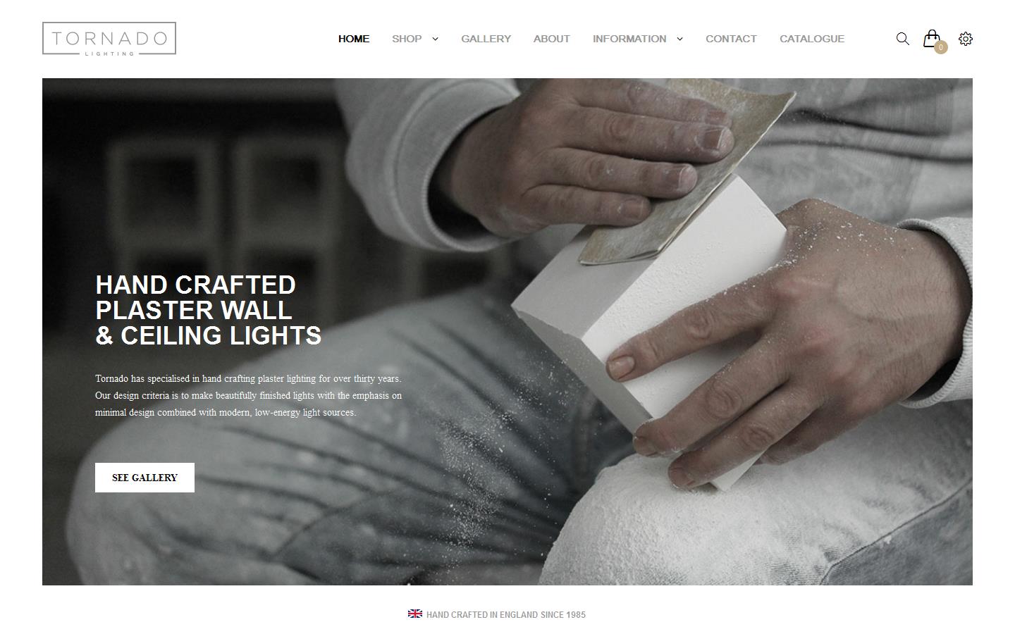 Tornado Lighting & Design Ltd Website