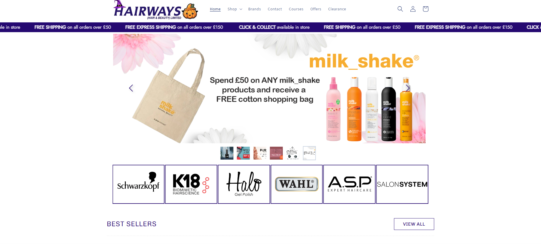 Hairways Hair & Beauty Ltd Website