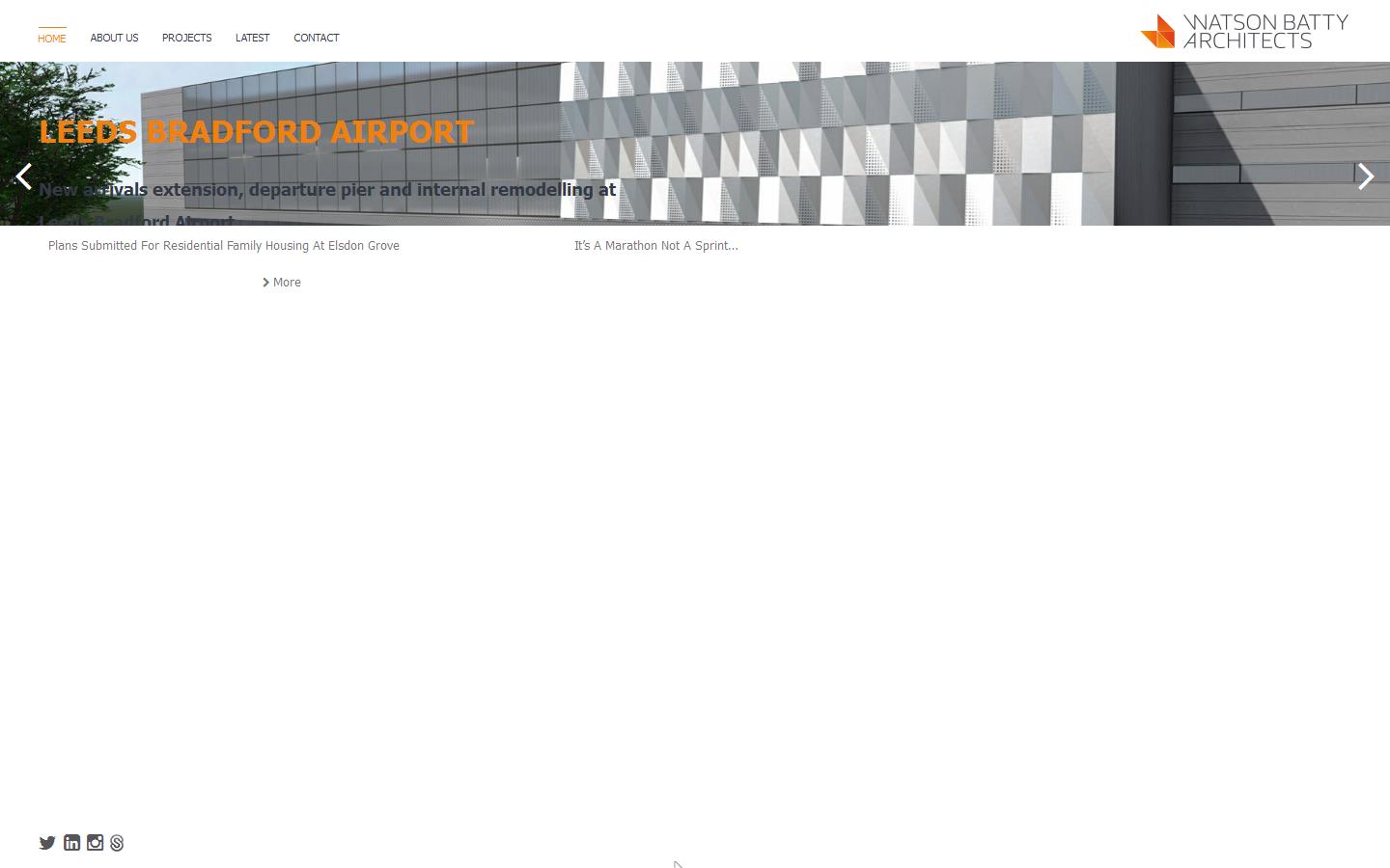 Watson Batty Architects Website