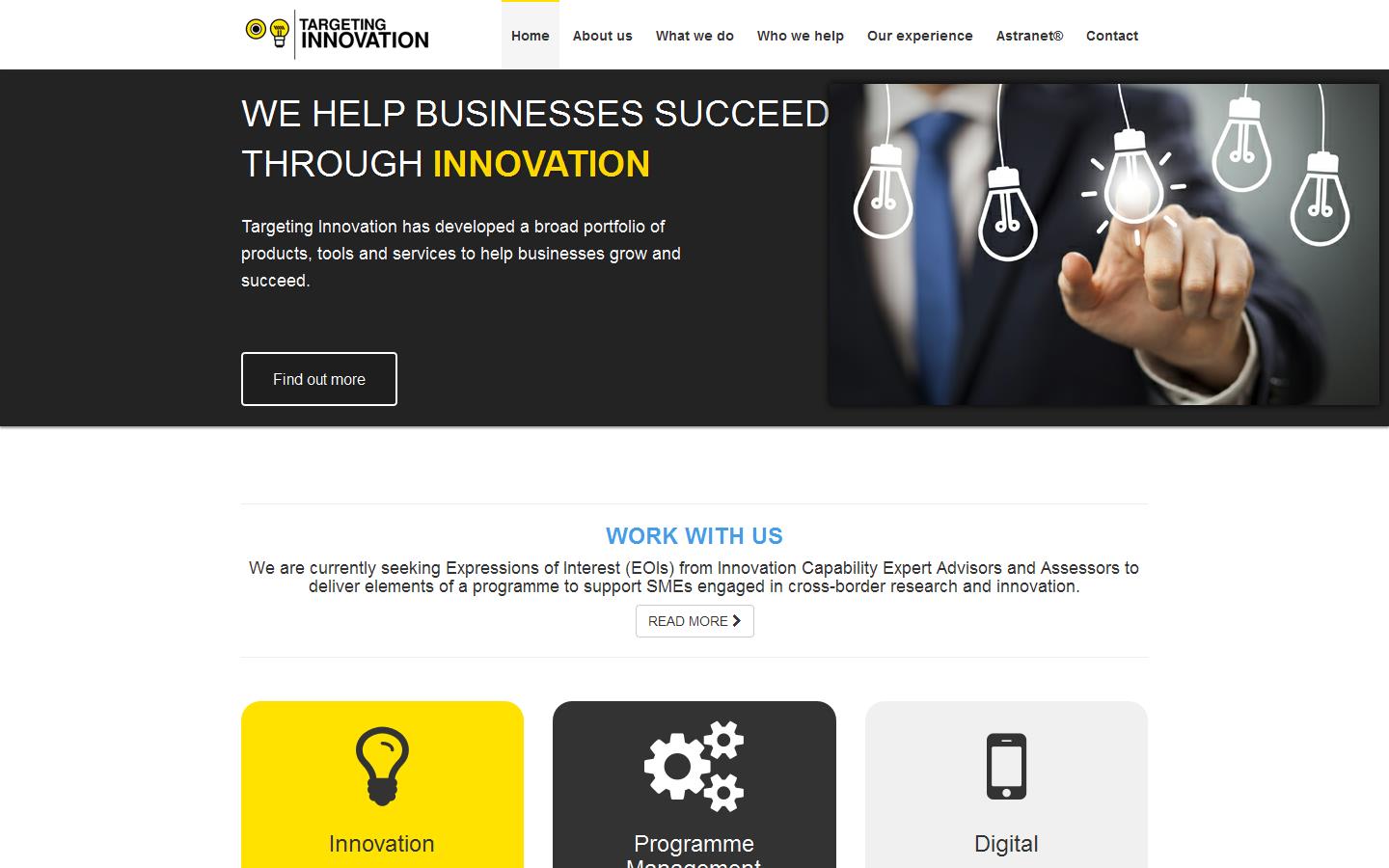 Targeting Innovation Website