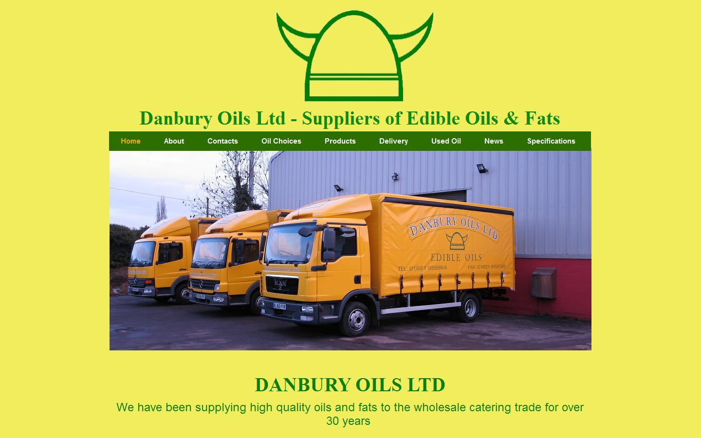 Danbury Oils Ltd Website