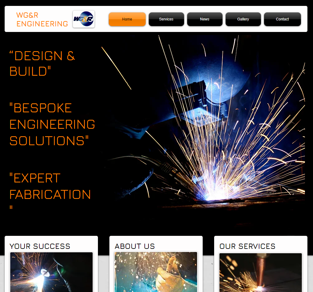 W G & R Engineering Services Ltd Website