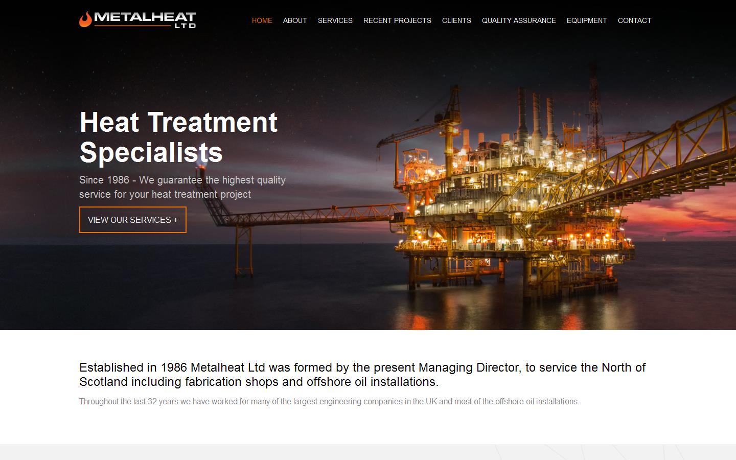 Metal Heat Ltd Website