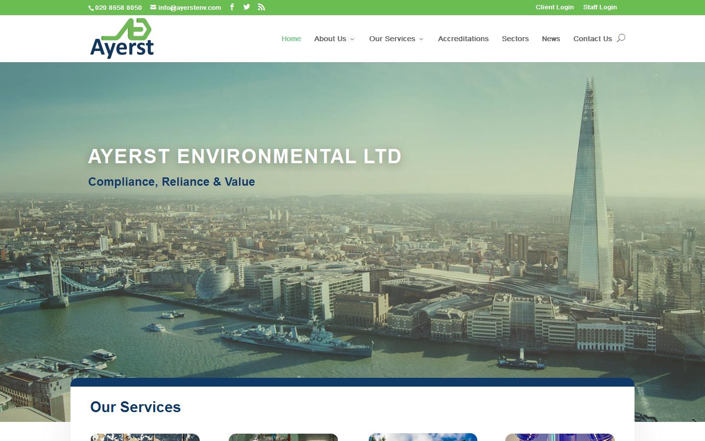 Ayerst Environmental Website