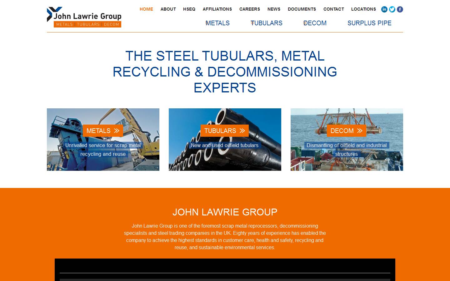 John Lawrie Aberdeen Ltd Website