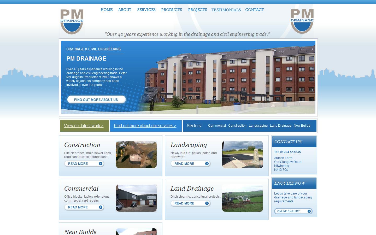 McLaughlin Drainage Website