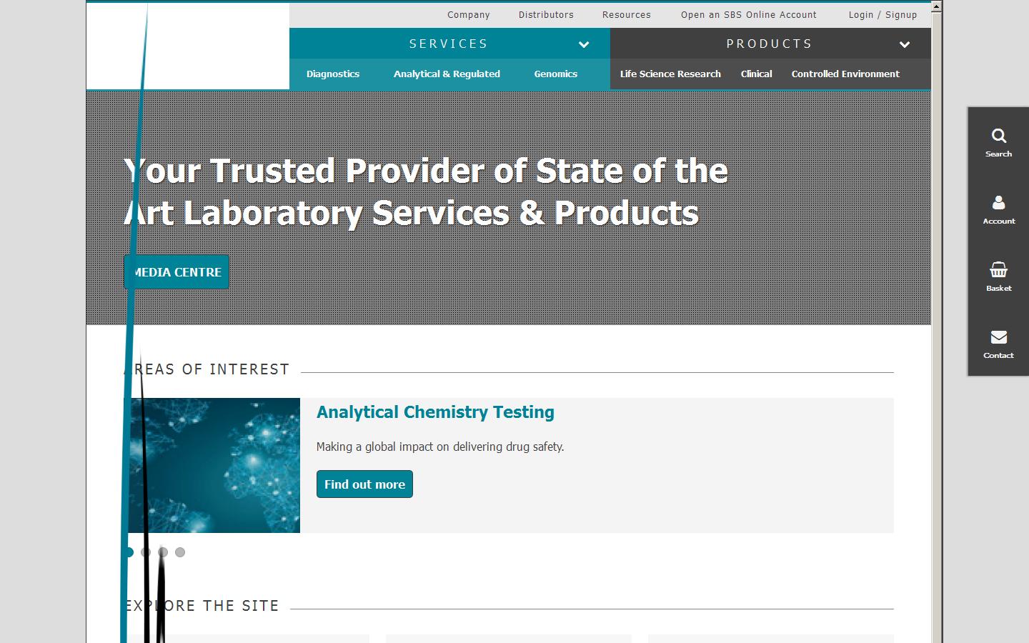 Source BioScience Website