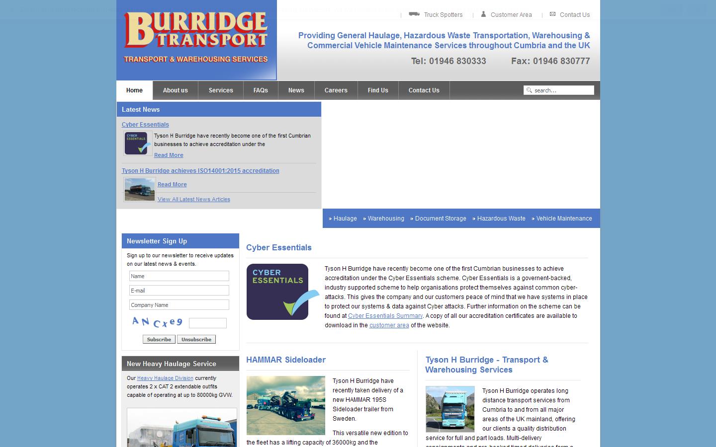Burridge Transport Website