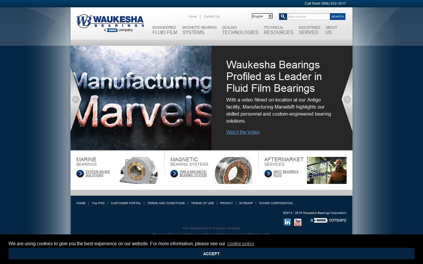 Waukesha Bearings Website