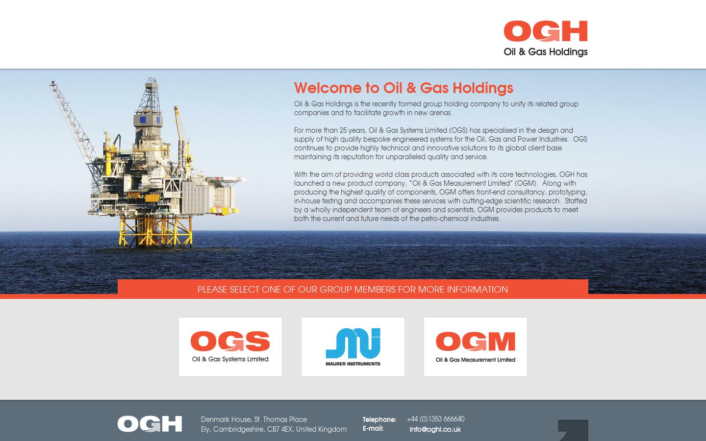 Oil & Gas Systems Website