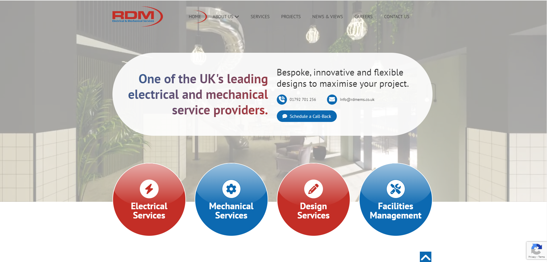 R D M Electrical Services Website
