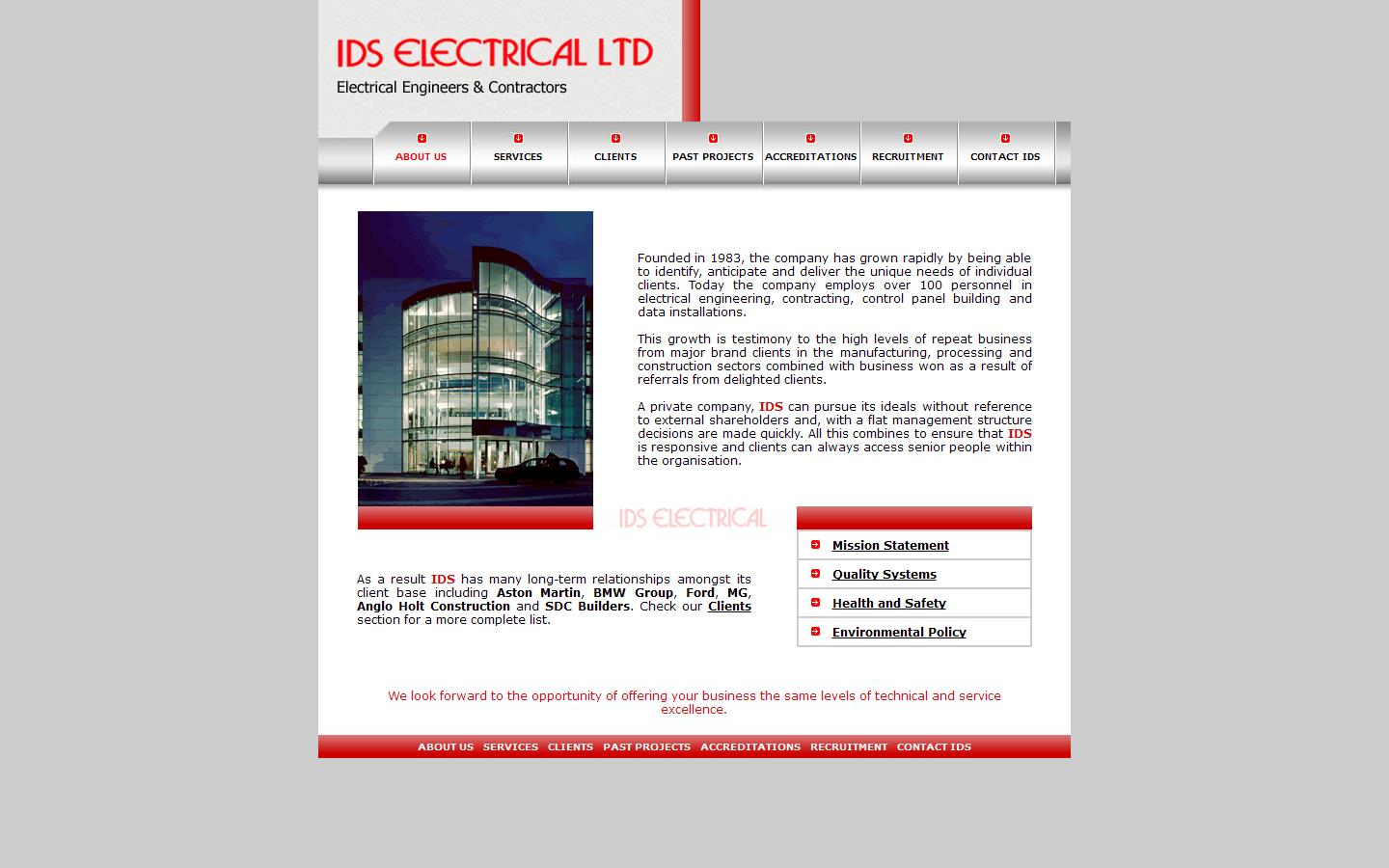 IDS Electrical Ltd Website