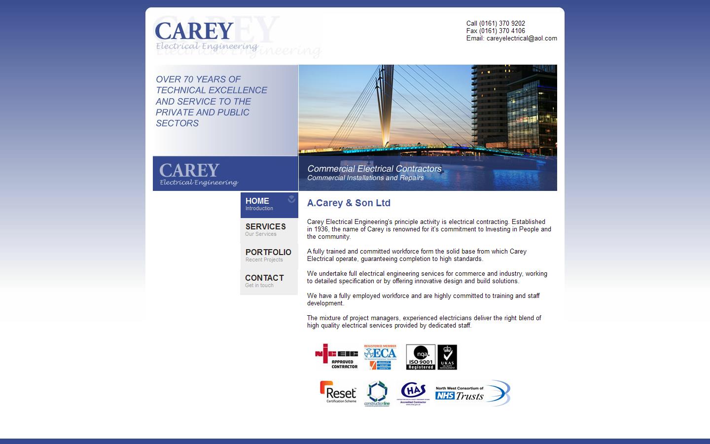 Carey Electrical Engineering Website