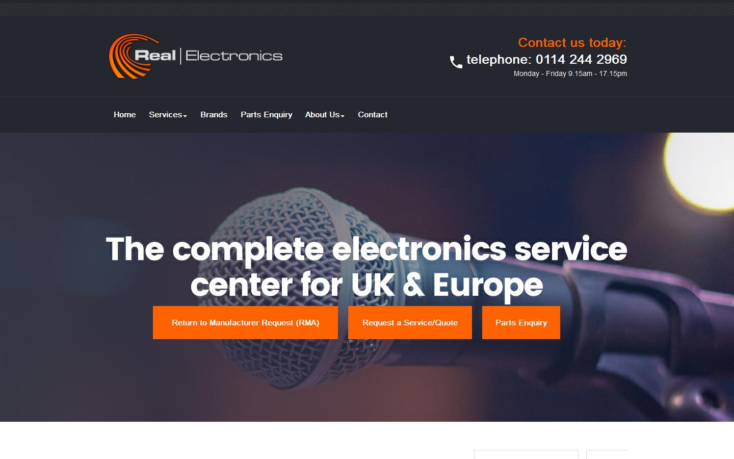 Real Electronics Website