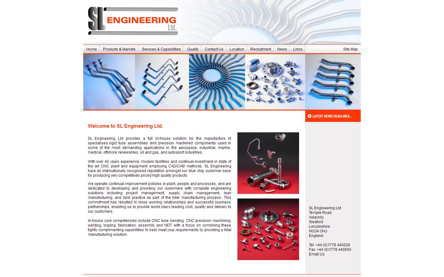 S L Engineering Ltd Website