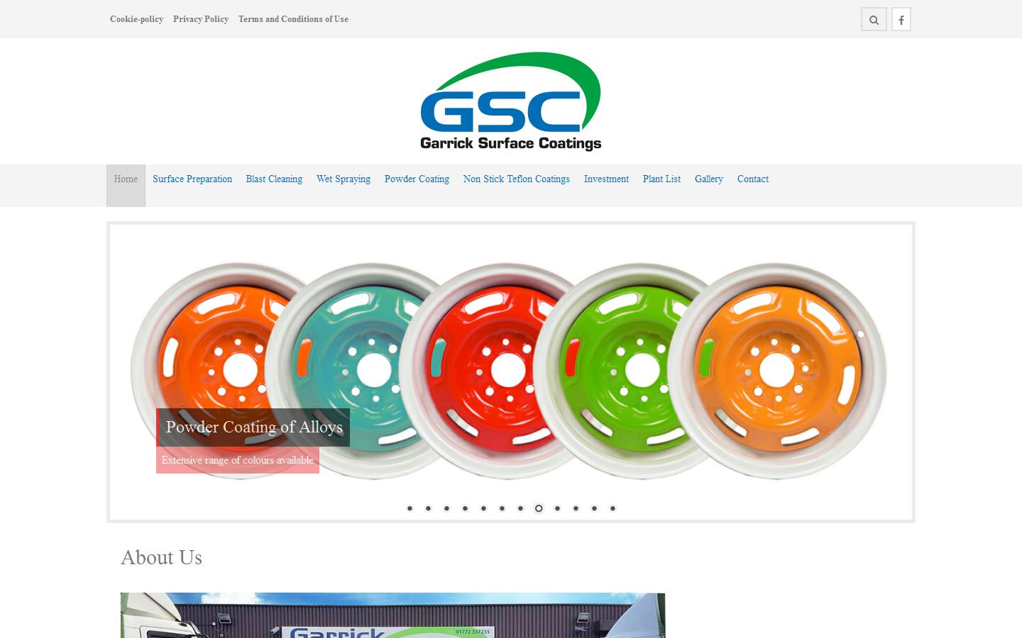 Garrick Surface Coatings Ltd Website