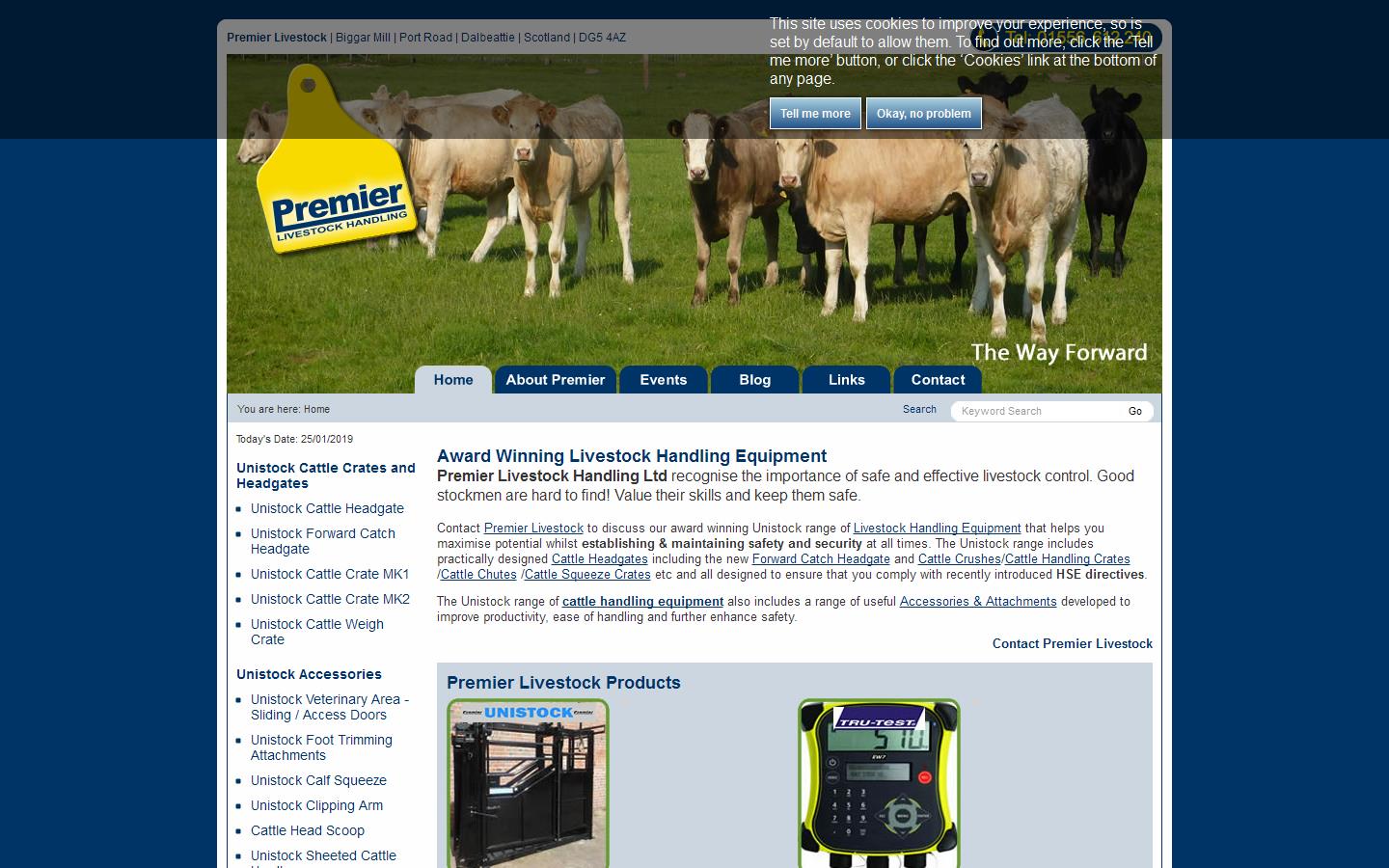 Premier Livestock Handling Website
