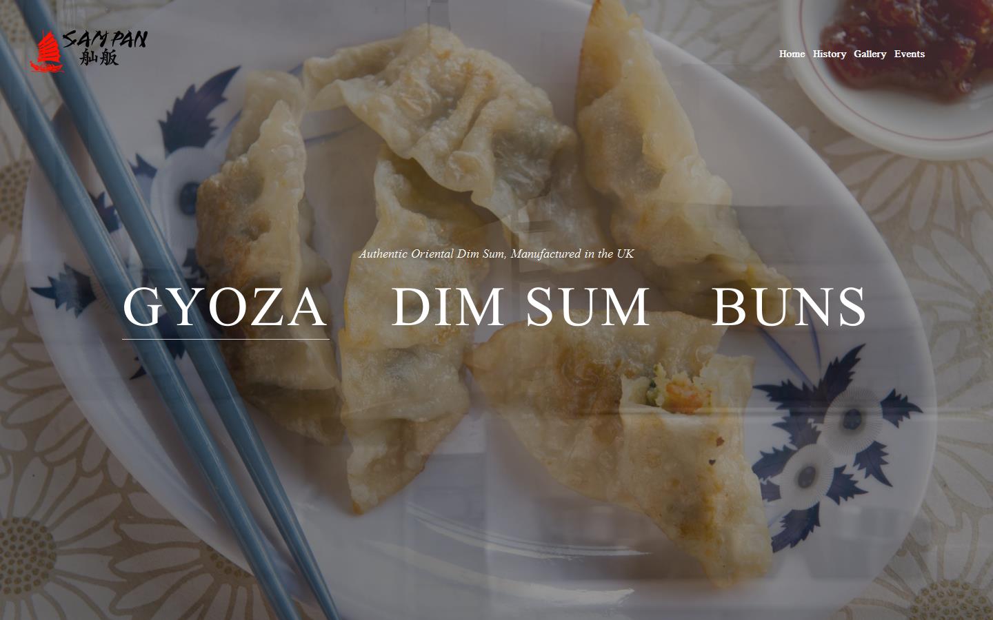 Sam Pan Foods Website