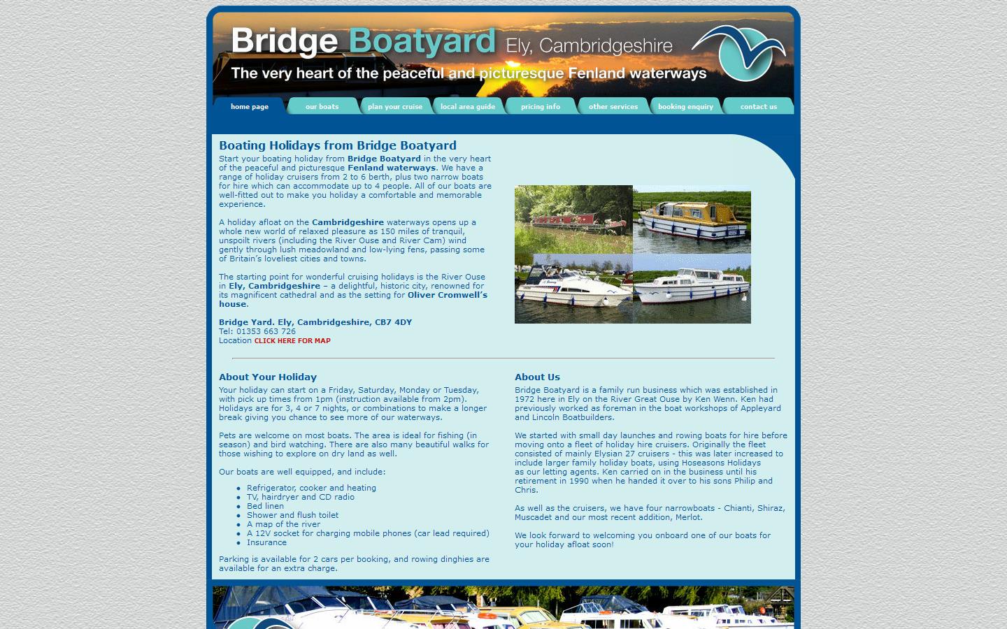 Bridge Boatyard Website