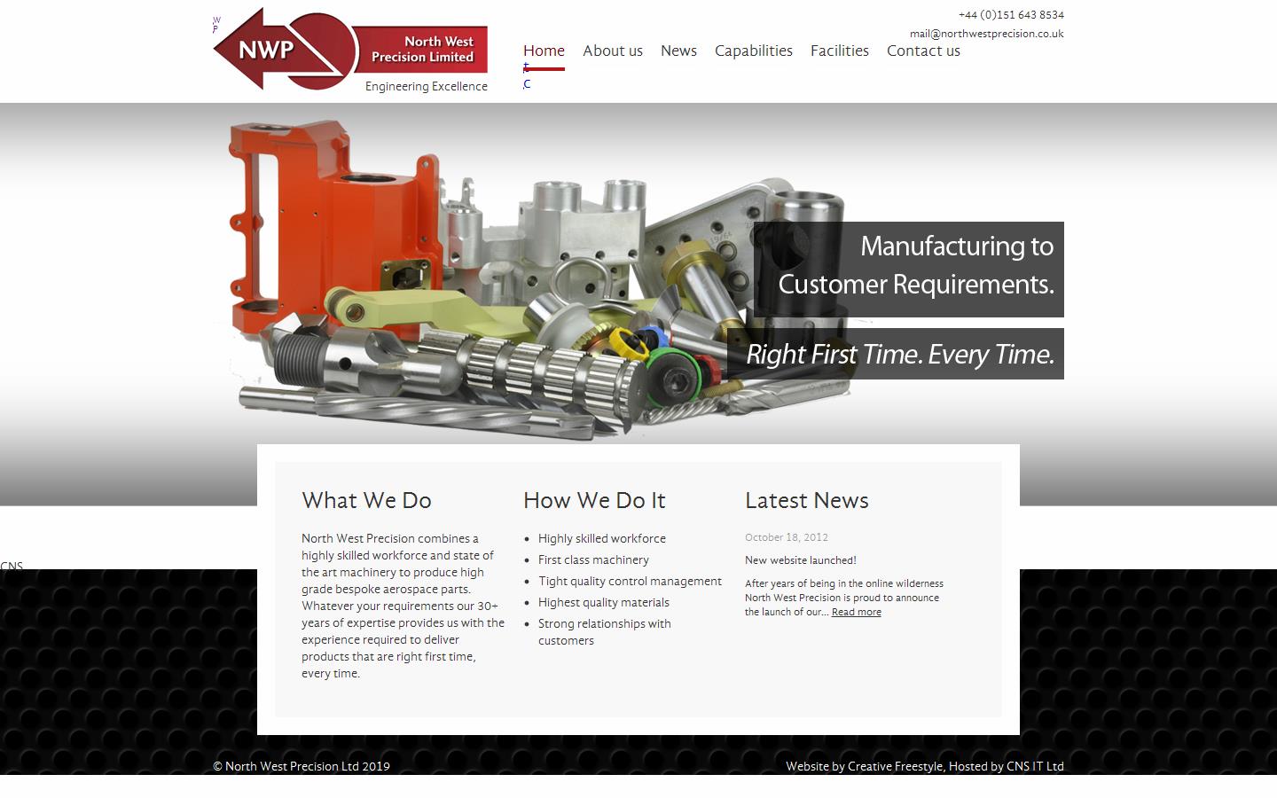 North West Precision Website