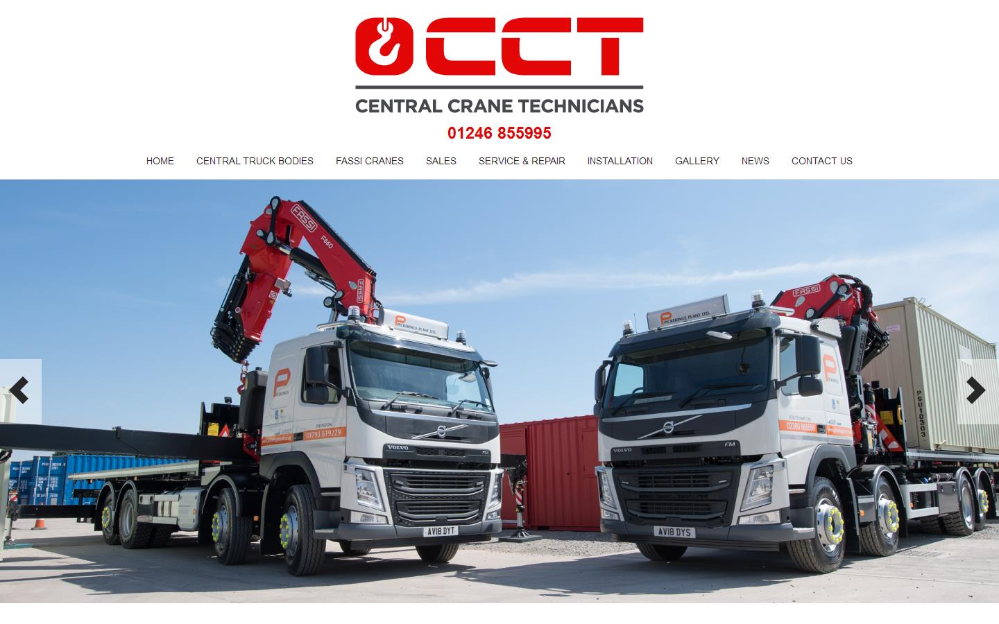 Central Crane Technicians Ltd Website
