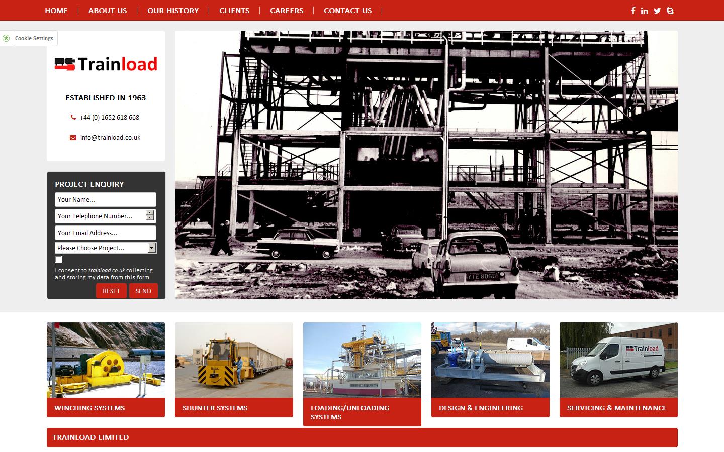 Trainload Ltd Website